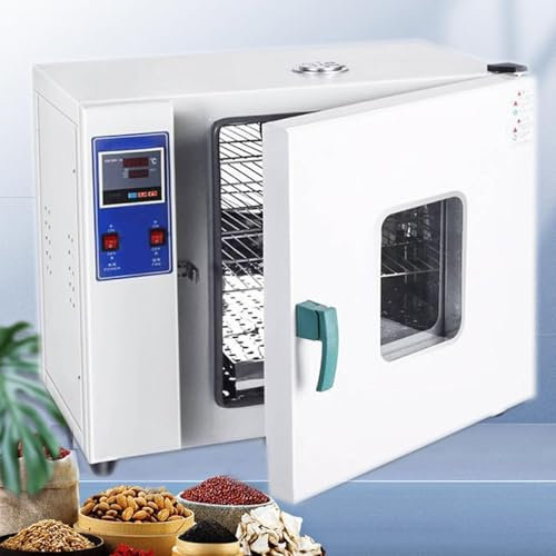 Forno Essiccazione Elettrico A Getto, Forno Di Essiccazione Laboratorio, Forno Essiccazione A Convezione D'aria Forzata Laboratorio 16/43l Per Test Laboratorio, 50~300℃,16L