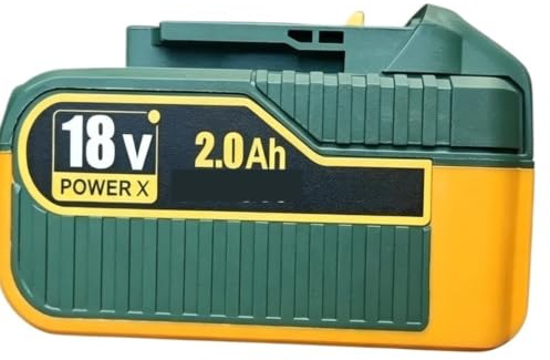 Batería de Herramienta eléctrica Compatible con TECCPO MLK5X-1104 HS40 2104N, Controlador de Perno de Sierra eléctrica, 18V, 2000mAh