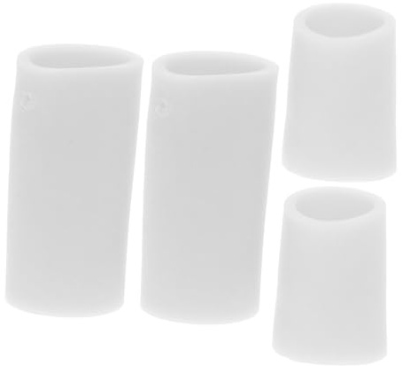 ZUNOXAZ 2 Pairs Silicone Finger Sleeves and Thumb Covers for Cracked Skin Protection Reusable Gel Finger Gloves for Writing Typing Crafting Soft Comfortable for Slip Prevention and Injury