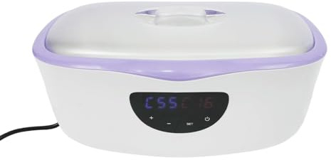 Machine de bain de paraffine 4000 ml, fondeur de cire de paraffine 230 W avec écran tactile LED, réglable de 45 à 75 °C, pour mains et pieds, machine de bain de paraffine, salon de beauté et usage