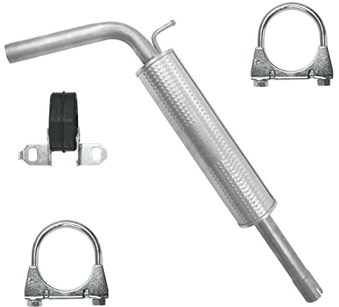 POLMOstrow Auspuff für VW Polo 4 IV 9N 2001-2009 | Mitteltopf, Motoren: 1.4 - 1.4 FSI | Fließheck