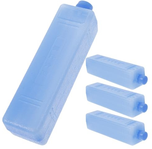 Operitacx 4pcs Reusable Ice Packs Cooler Freezer Ice Blocks Easy to Carry Pe Material Blue Cold Pack for Lunch Boxes and Restaurant Use Keep Vegetables and Fruits Fresh