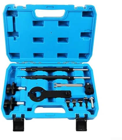 ZAMETTER Set di strumenti di regolazione dell'albero a camme e fasatura del motore per Fiat 1.2 16V 1.4 16V T-Jet Modelli con custodia in plastica