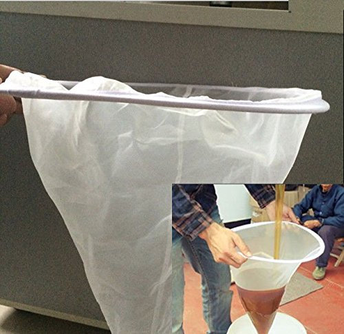 BADASS SHARKS 2X Nylon Bienenzucht Beekeeping Honigsieb Strainer Filter Net Honigsieb Honigeimer Honig Tools Honig-Mesh Sieb-Filter