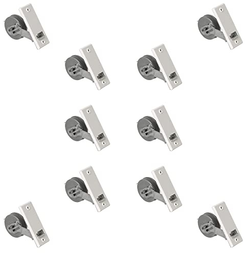 Rollwin 10x Gurtwickler Unterputz 105mm ohne Gurt – Rolladen Gurtwickler Unterputz Weiß für 23mm Rolladengurt – Einlasswickler aus Deutschland – Rolladenwickler Rollo Aufwickler Gurtaufroller