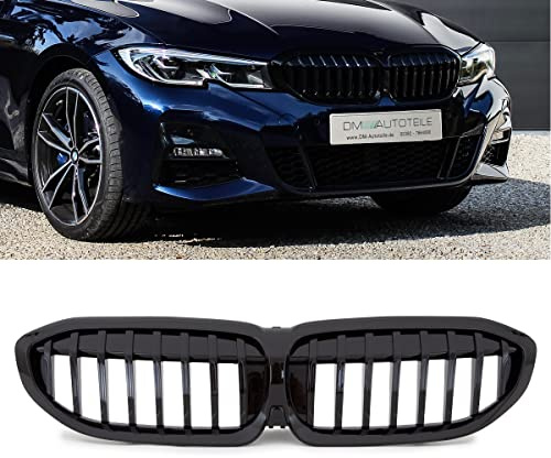 DM Autoteile Set Performance Kühlergrill schwarz Glanz passt für den 3er G20 G21 ab 2019 auch für Kamera