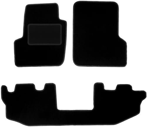 Wielganizator Automatte – Passend für Jeep Wrangler TJ SUV 1996-2006 – Velours – Autozubehör - Praktische Fußmatte Auto – 4-teilig - schwarz