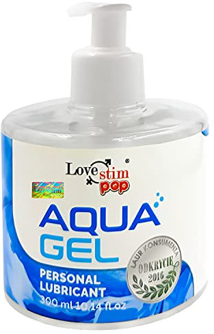 LoveStim Aqua Gel - Gleitgel Wasserbasierend - Gleitgel Analverkehr Betäubung - Gleitmittel Sex Wasserbasis - Gleitgel Anal - Gleitgel für Sexspielzeug - 300 ml