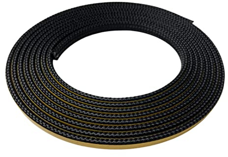 FireVikings Fireparts with Quality Caminos Scheibendichtung 2m ø 8x2mm, Flachdichtung, selbstklebend. Für: Caminos Achat, Alaska, Kantus, Odin, Sevilla, Adonis, Aetna, Apollo, Argon, Schwarz