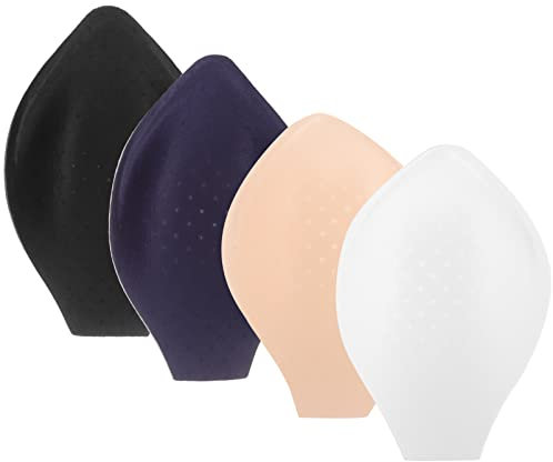 GALPADA Swimming Trunk Sponge Pad - 4Pcs U-Shaped Cup Enhancer for Swimwear Breathable and Washable Bulge Support Assorted Colors
