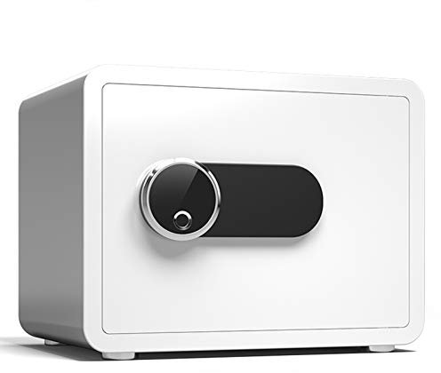 Cassaforte piccola per la casa, resistente al fuoco con impronte digitali, tastiera digitale touch screen, armadietto interno, doppio allarme di allarme Cassaforte grande con 3 chiavi di blocco di