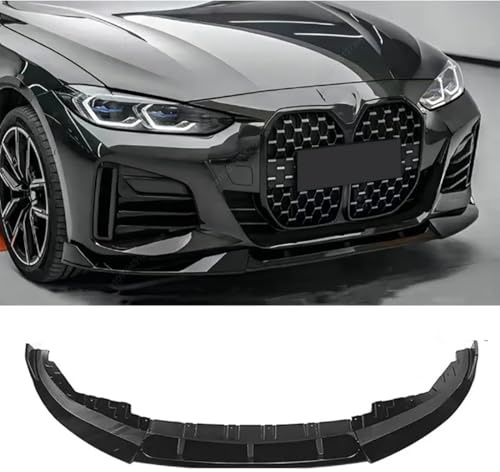 PEJLHK Auto-Frontspoiler, Frontspoilerlippe für BMW 4 Series G26 420i 430i i4 M50 2021-2024, ABS-Material