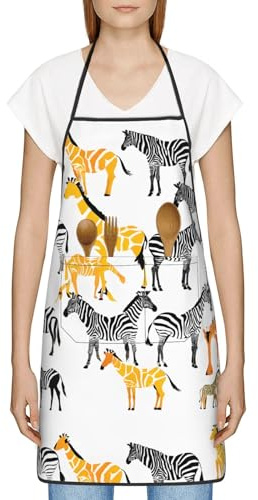 Grembiuli Immagini Dei Cartoni Animati Lavabile In Lavatrice Apron Con 2 Tasche Grembiule Per Grigliata Cottura Al Forno Ristorante