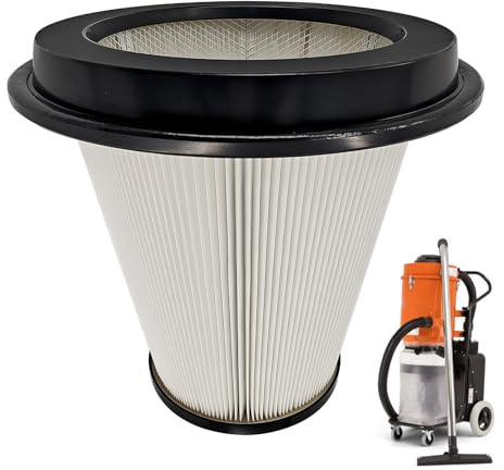 Blrack 200900050 S26 Filter Compatible with Pullman Ermator S26 S13 S36 - Cotton HEPA Dust Extractor Filter for Wet/Dry Industrial Vacuums-Replace 590430201