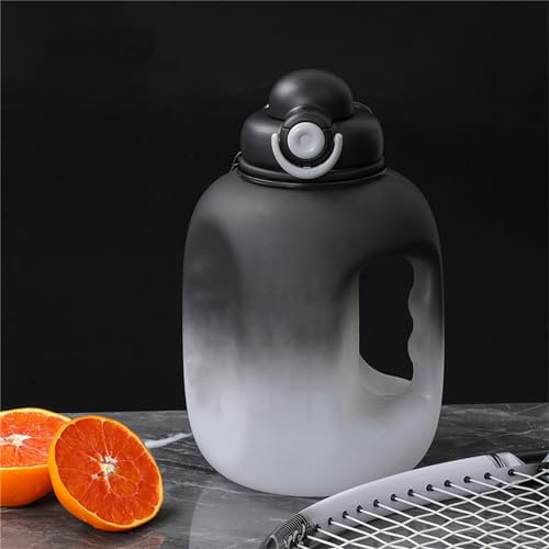 Geavonyg Bouteille d'eau De Sport Capacité 1 6 L/2 5 L pour Écolières Et Tasse À Boire Mignonne pour Hommes Et Femmes Tasse Randonnée Camping Bouteille d'eau Sport en Plastique