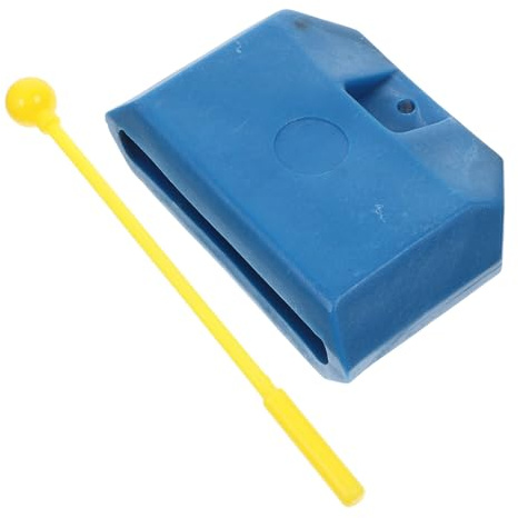 VICASKY Kinder Plastik Kuhglocke 13x9cm Klingendes Percussionsinstrument mit Glatter Oberfläche Pädagogisches Schlagzeugzubehör für Musikalische Früherziehung und Fußballspiele