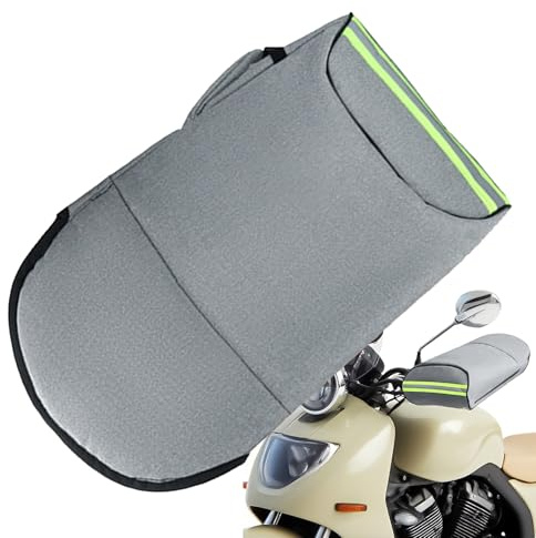 Nudorpn Protector de mano para manillar de moto, resistente al viento y cálido, guantes de invierno como cubierta para manillar de vehículos eléctricos, para viajes, desplazamientos, conducción y