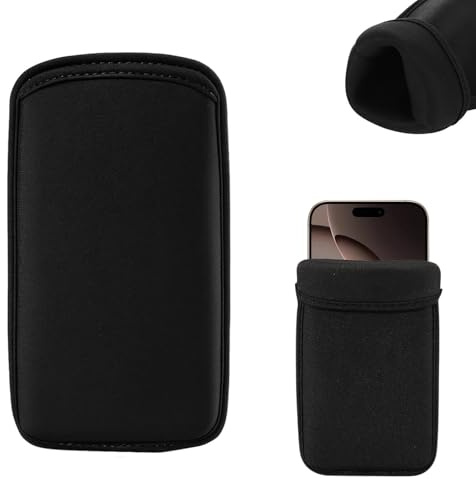 EUYKQNOI Neopren Handytasche für Smartphones,handy tasche,Universal Hülle für Herren Damen, Smartphone Sleeve mit Zubehör Beutel für iPhone Samsung, 10.6 * 19.8 cm