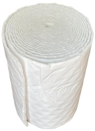 Isoleringsmatta bil självhäftande – PET + PE, stoppull, isolering bil, akustisk bild, ljudisolering, självhäftande för motorhuvor, tak, bagage, dörrar, chassin (50 x 1 000 cm, 16 mm)