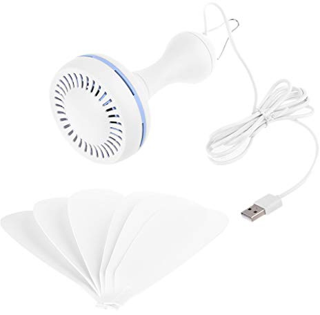 GAOINTELL Ventilador USB Gazebo portátil para 5V Camp Techo Tienda de Viaje para Cama Camping Colgante Aire Libre Ventilador de Escritorio USB