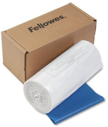 Fellowes Powershred Shredder Bags for 125/225/2250 Series Shredders, 50 Bags & Ties (36054)