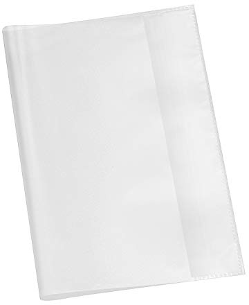 VELOFLEX 1343190 - Schulhefthülle, Hefthülle, Heftschoner, DIN A4, transparente PP-Folie, transparent, 25 Stück