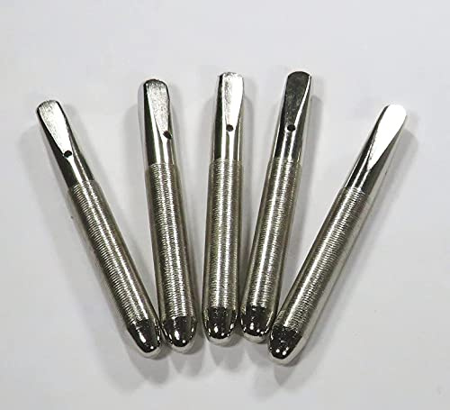 Wirbel für Cembalo Zither Harfe vernickelt 20 Stück (5,00 x 50 mm Rechtsgewinde)