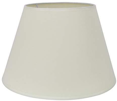 DULEE Φ 8.7 Einfache Tischleuchten Lampenschirm Nachttisch Lampenschirm Wandleuchte Lampenschirme,Beige TC (Top)15*(Height)17cm*(Bottom)22cm
