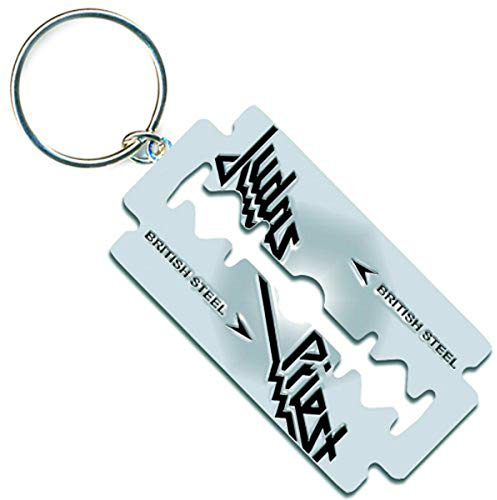Judas Priest British Steel Razor Logo porte-clés sous licence