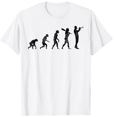 Trompete Evolution - Musiker T-Shirt