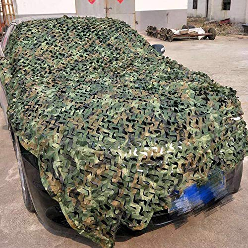 JUNNIU Red de Camuflaje Verde Grande, Red de Camuflaje con Malla para decoración Sombrilla Camping Caza Fotografía, 1-10m (Size : 5x5m16.4ftx16.4ft) Decoration