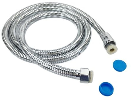 1,5/2/3M Edelstahl-Brauseschlauch Duschkopfrohr Badezimmerzubehörständer (Color : 3m sliver)