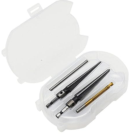 LOLPALONE 1 Set konische Handreibahle, wie abgebildet, 5–16 mm, 3–13 mm, Stegstiftloch, konische Reibahlen, Maschinisten-Geigenbauer-Werkzeuge