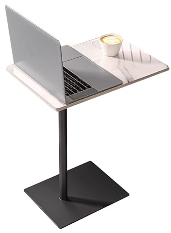 Drsyffsup Outdoor-Bistrotisch, rechteckiger Frühstückstisch, platzsparender hoher Couchtisch, Sofa-Beistelltisch, Snack-Tisch, Akzent-Beistelltische für Wohnzimmer, Büro, Café (Size : 48x33x65cm)