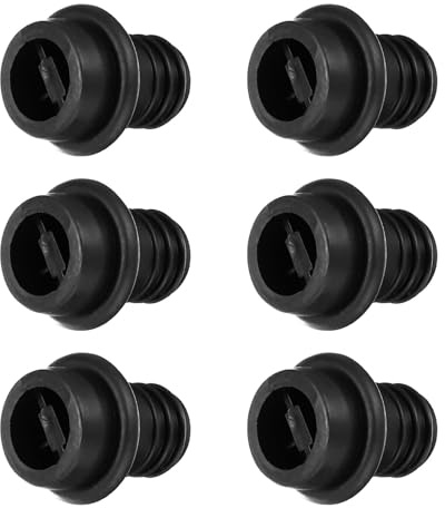 uxcell 6 Pcs Wine Bottle Stopper, Wine Pump Vacuum Stoppers, Wine Bottle Stopper, Silicone Wine Saver, Reusable Wine Bottle Corks Sealing Plug Bottle for Kitchen Supplies Wine Bottle