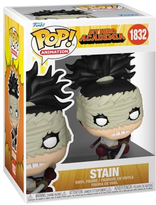 Funko POP! Animation: My Hero Academia (MHA) - Stain (Chizome Akaguro) | Official Anime Merch - Collectable Vinyl Figurine for Shelf Display - Birthday Gift Idea for Fans and Collectors