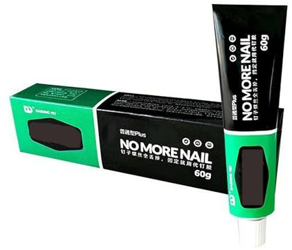 Wealthyn Allzweckkleber, nagelfreier Klebstoff, nagelfrei, starker Klebstoff, wasserdicht, multifunktional, schnell trocknender Kleber, universeller Sekundenklebergel zum Kleben, Keramik, Kunststoff,