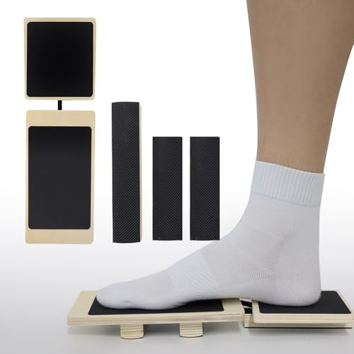 Aohcae Planche d'équilibre monobloc en bois pour un renforcement efficace des pieds et une stabilisation des pieds