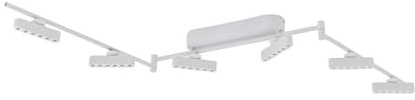 Lindby LED Deckenlampe Eldrin dimmbar (Modern) in Weiß aus Metall (6 flammig,) - Deckenleuchte Wandleuchte Strahler Spot Lampe Wohnzimmerleuchte