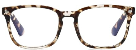 Suertree Lunettes de Vue de Loin Lumière de Mode Anti Bleu Distance Lunettes de Vue Anti Bluper Femme Homme, 8082dh, -1.5