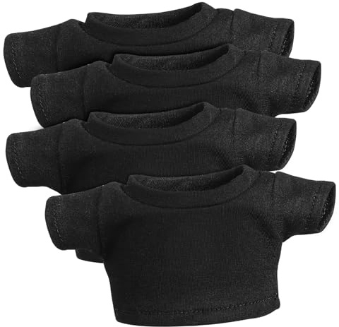 FRCOLOR Kurzarm T-Shirt FüR Stofftiere BäRenhemden Aus Weicher Baumwolle Modisches PuppenkleidungsstüCk FüR Kuscheltiere Und BäRenpuppenkostüM Waschbar Und Bequem