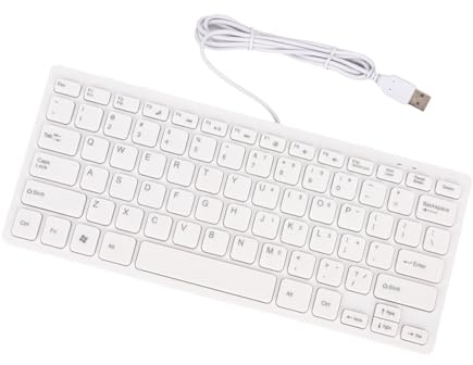 Clavier filaire USB 72 fin, silencieux, léger et portable, pour les voyages, les petits bureaux, clavier ergonomique pour les étudiants