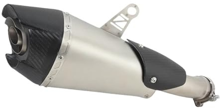 Motorcycle exhaust center pipe Carbon Fiber For Ninja ZX4R ZX4RR ZX-4R ZX-4RR ZX RR 2023 Motorcycle Exhaust Systems Escape DB Killer Link Pipe Muffler(Type A)