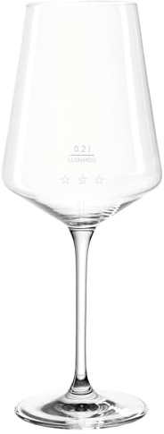 LEONARDO HOME Weißweingläser Puccini Gastro-Edition, Geeichte Weingläser mit 0,2 l - Eichung und 0,1 l - Hilfslinie, Randvollfüllung 560 ml, Genormte Gläser für Hotel & Gastronomie, 18er Set