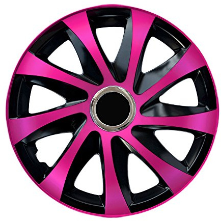Radzierblende Drift EXTRA schwarz/pink 15 Zoll 4er Set