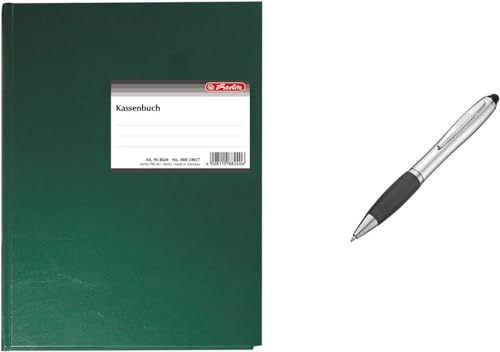 Auftragsbuch 104 / A4 / 2x 40 Blatt / selbstdurchschreibend + Touchpen Kugelschreiber mit Gravur