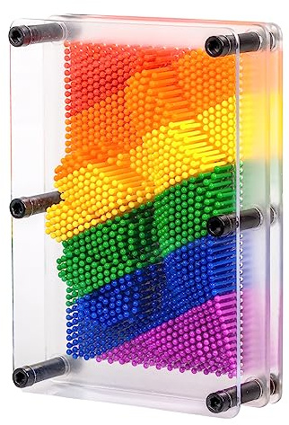 Tobar Rainbow Pin Art Retro Desktop Toy