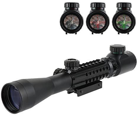 ToopMount Zielfernrohr 3-9x40EG Intergral-Zielfernrohr mit 20mm&11mm Weaver/Picatinny-Schienenmontagen für die Taktische Airsoft-Jagd