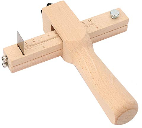 Correa de Cuero Ajustable Cortador Cortador de Madera Máquina de Corte para Correa de Tira Herramienta de Corte de Mano DIY