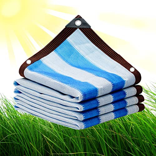 YSUEFIJO Rete Ombreggiante per Esterni 4x6m Vela Ombreggiante Rettangolare Permeabile, Tenda a Vela Giardino, Anti età Rete Termoisolante 8 Pin Tessuto Ombra 90%